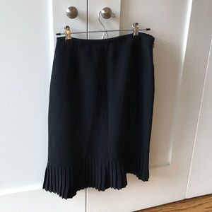 Black skirt with cute flair