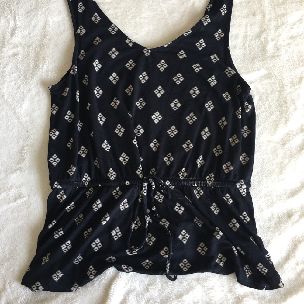 Summer waist tied tank top