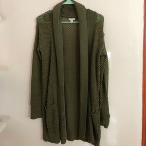 Longline Olive Cardigan from Nordstrom’s (XS)