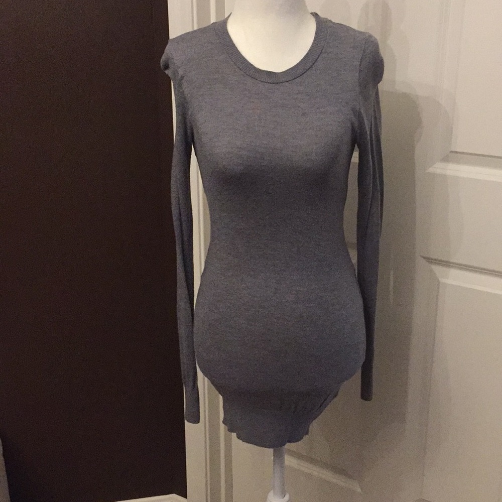 **SOLD**  American Apparel Grey Sweater Dress