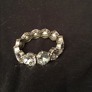 Jcrew crystal stretch bracelet