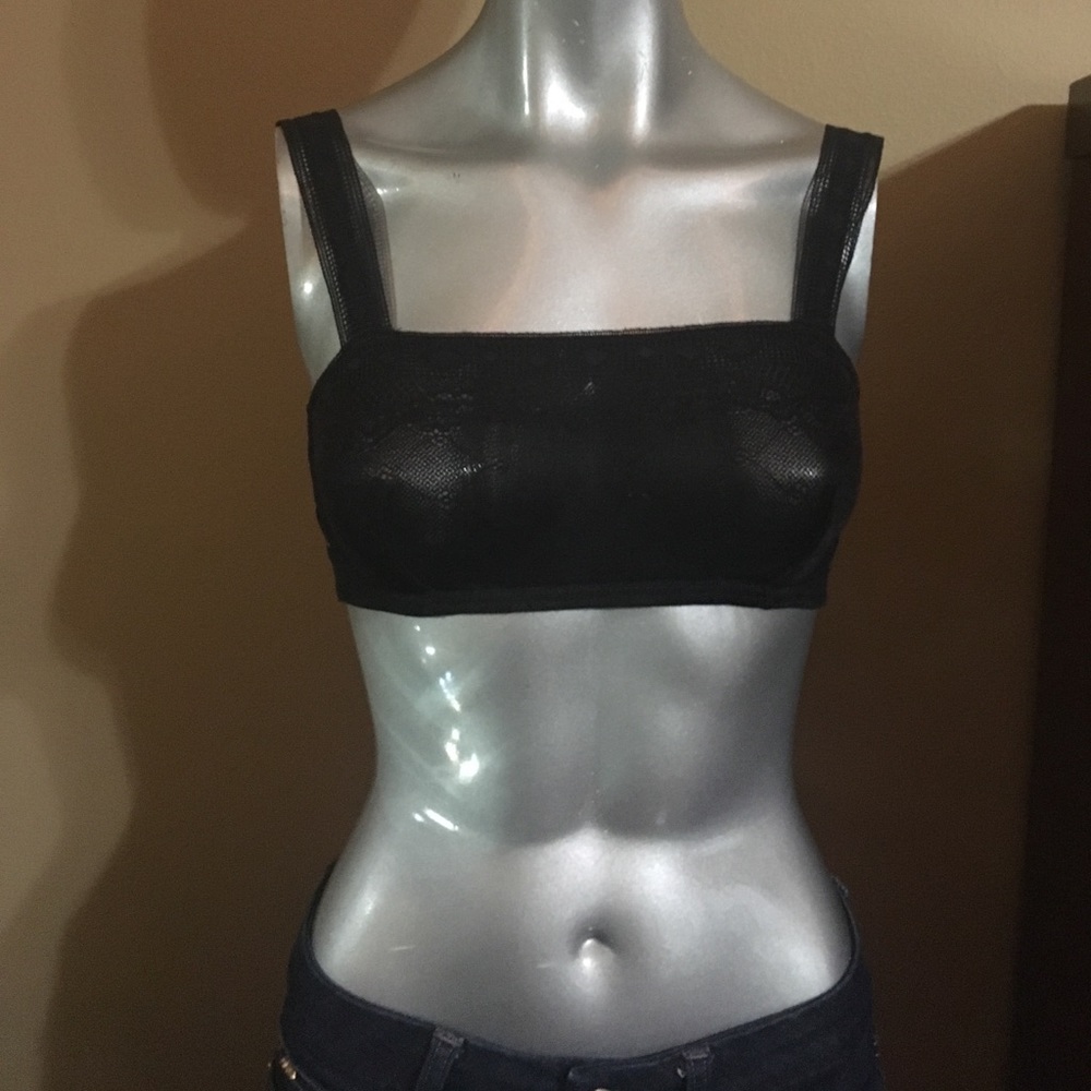 Charmed black lace bra