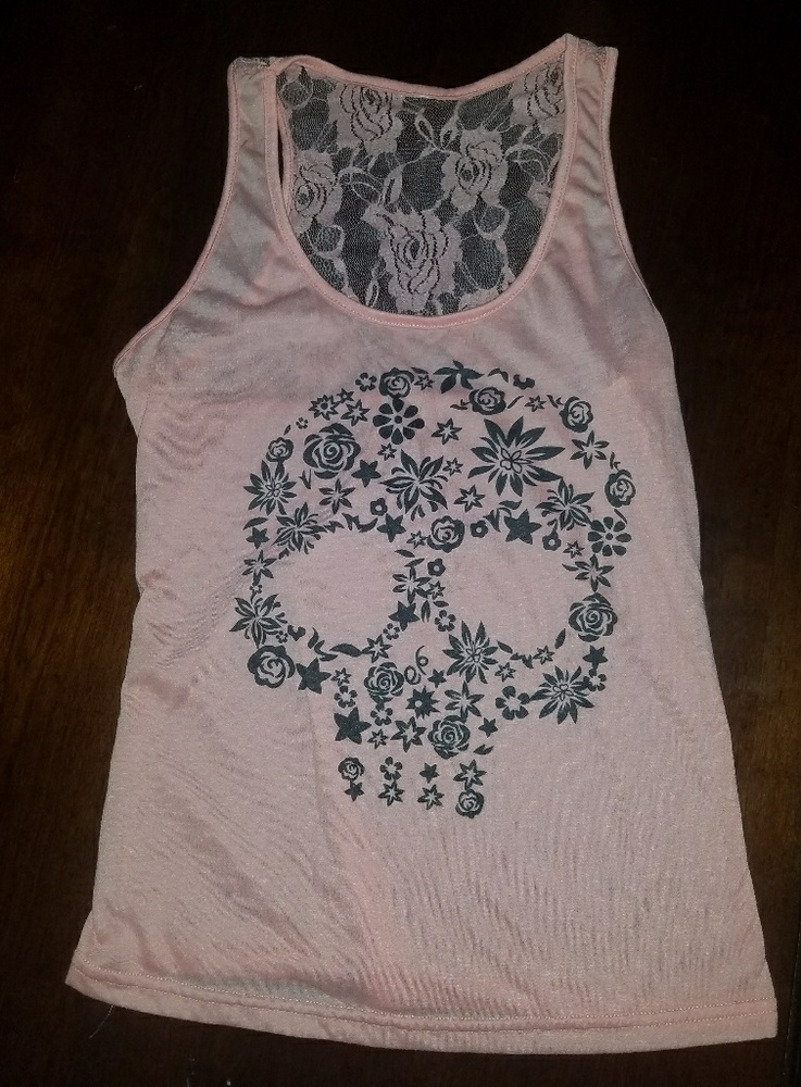 Cute Skull/Flower tank