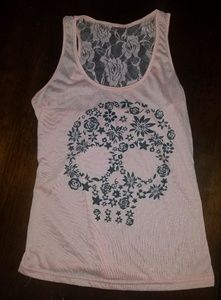 Cute Skull/Flower tank