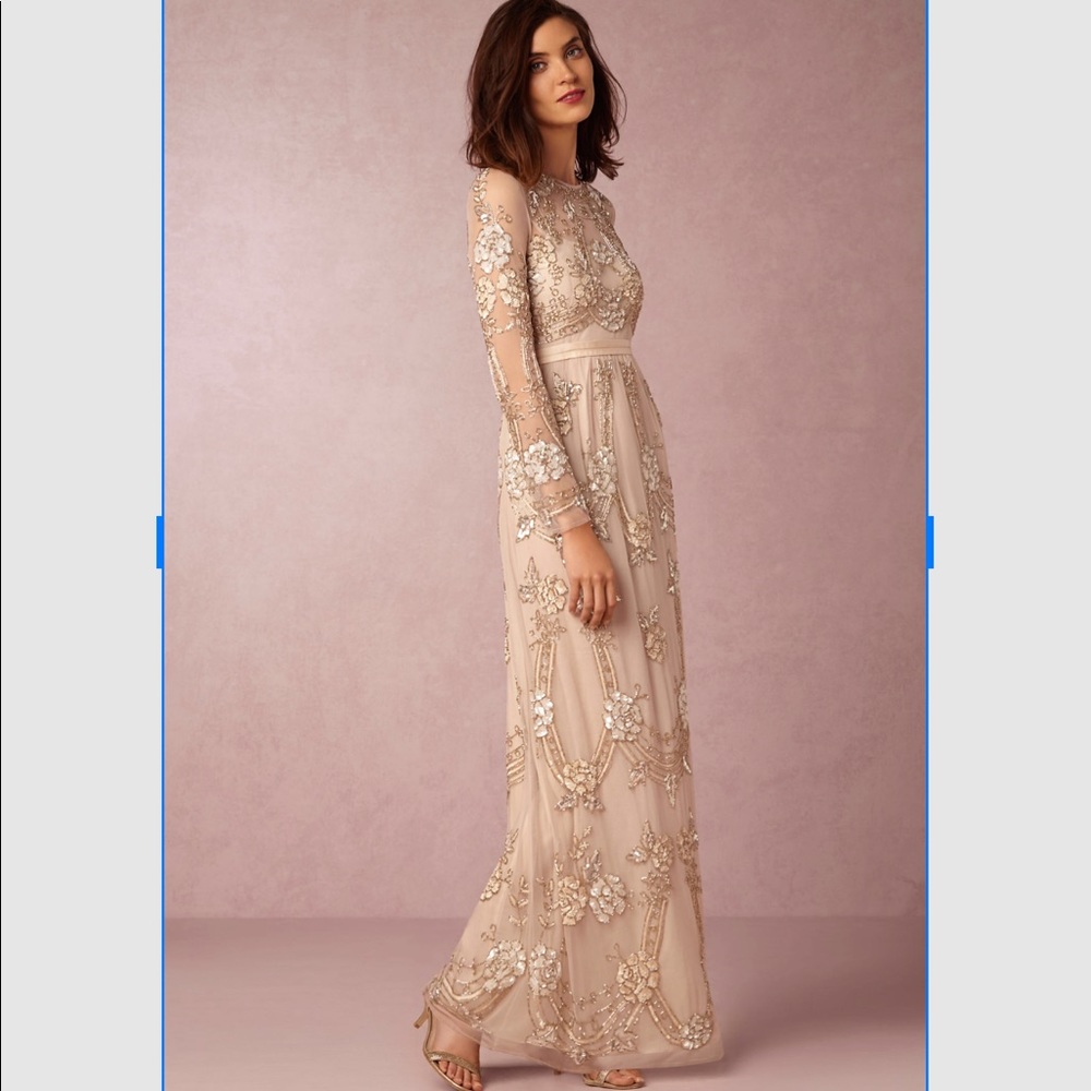 BHLDN Anthropologie Adona gown