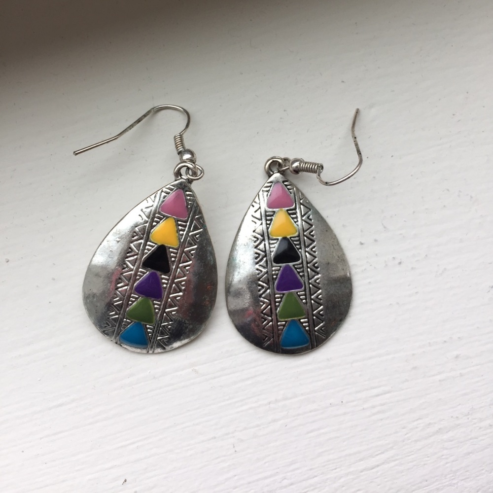 Aztec earrings