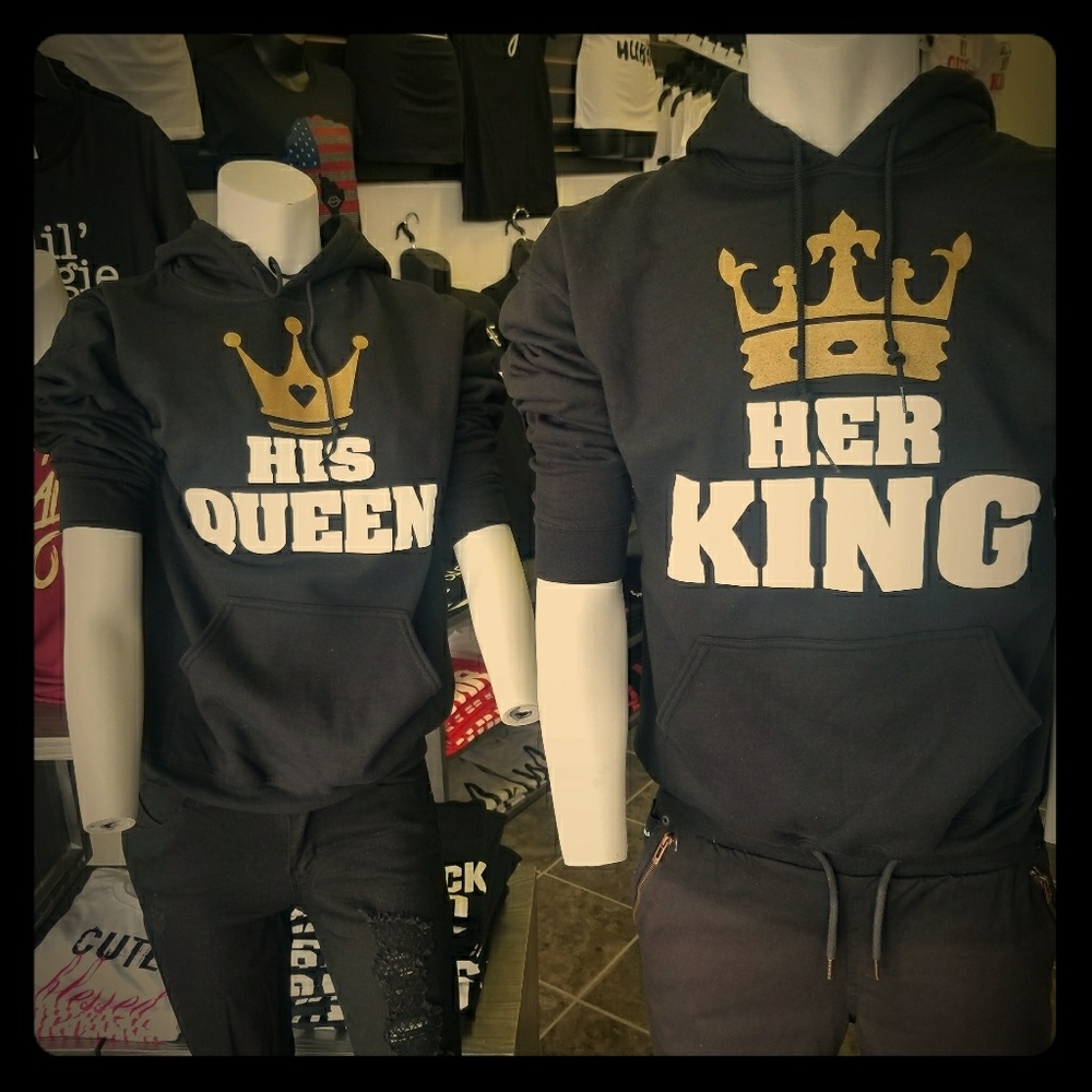 HIS QUEEN/HER KING SWEATERS