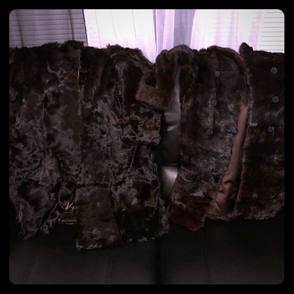 100% Authentic Mink And Fox Coat!!! Like New!!! - Picture 1 of 1