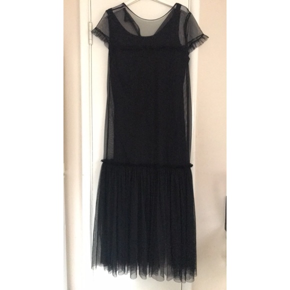 ZARA Tulle Maxi Dress size S - Picture 3 of 6