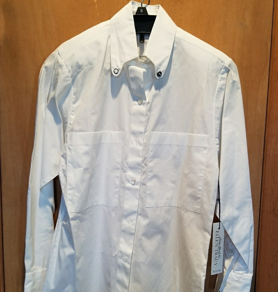 White cotton blouse