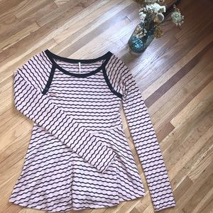 Free People Long Sleeve Peplum