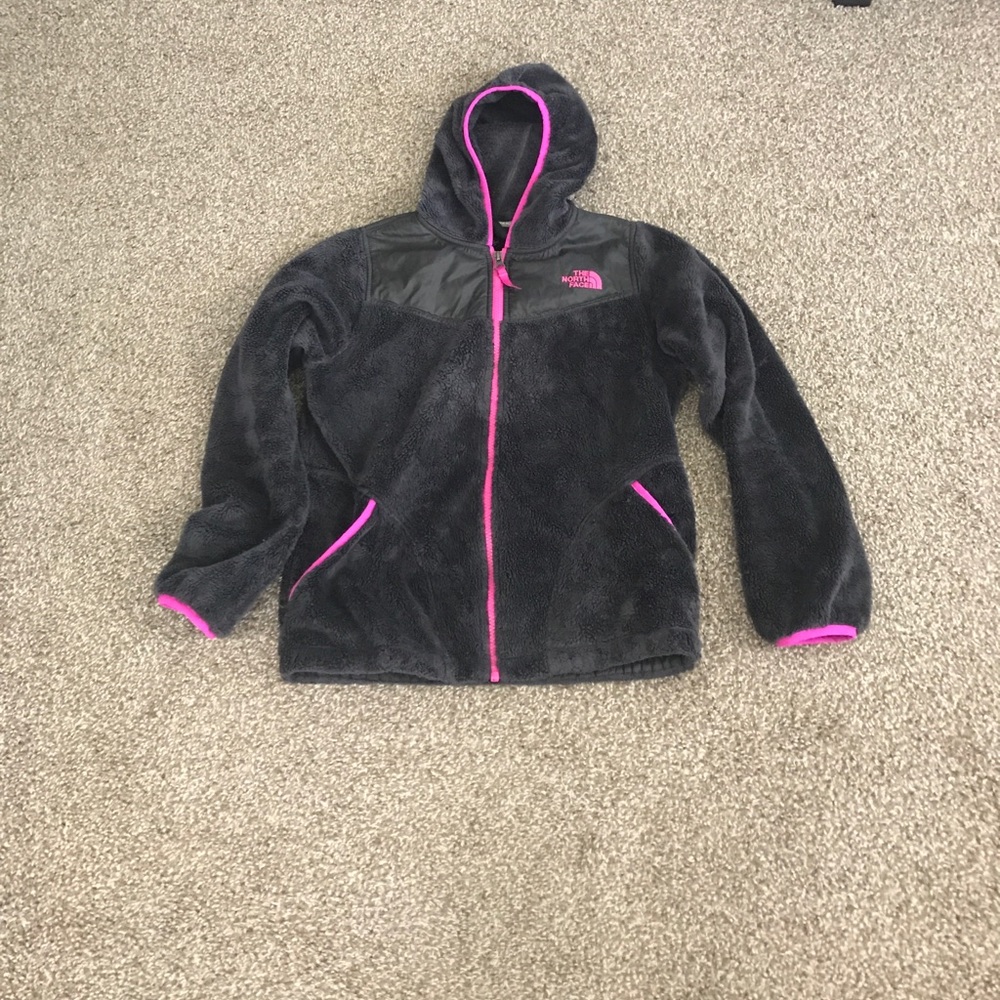 The North Face fuzzy jacket