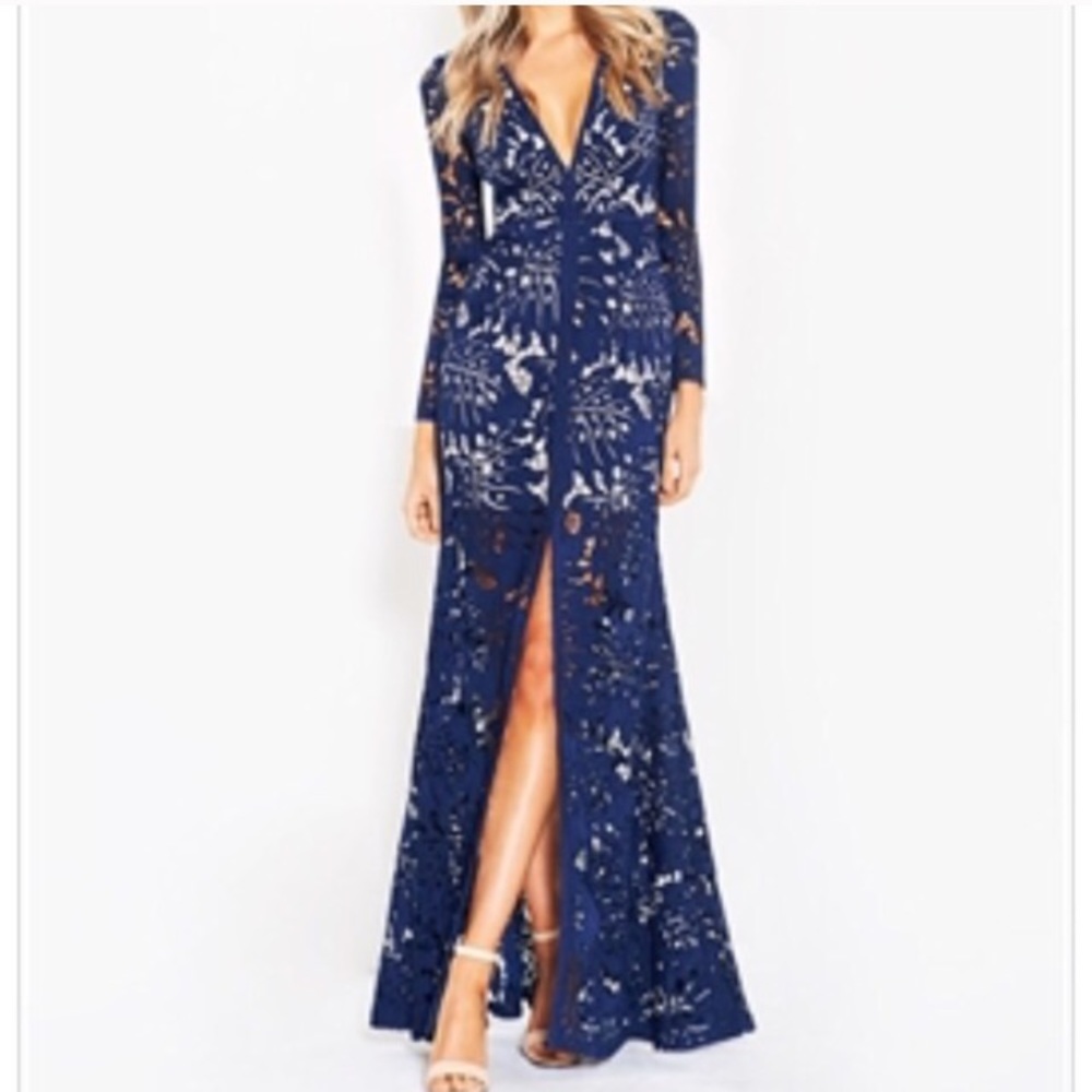 New Navy Lace Dress ~ Stunning on!