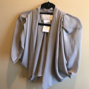 David’s Bridal Gray Cover Up