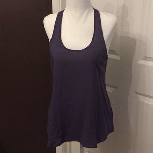 **SOLD**  Deep Purple Dressy Flowy Top
