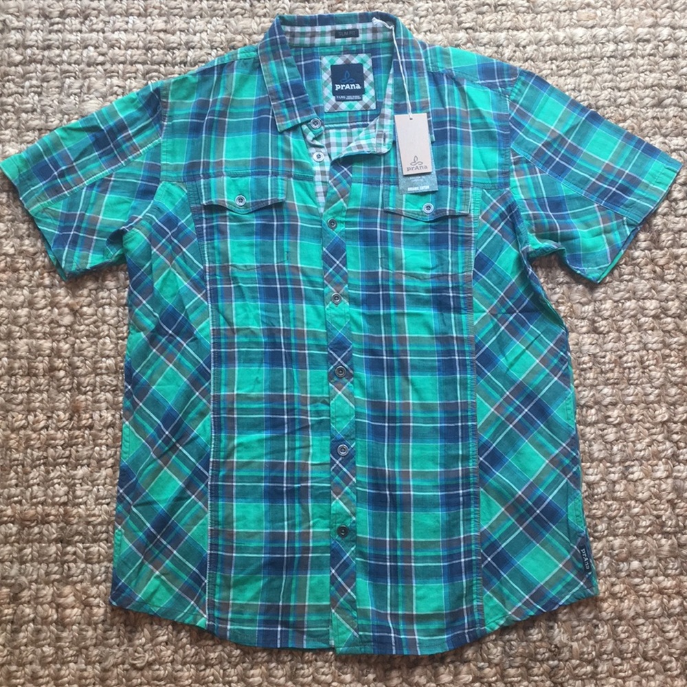 NWT Men’s Prana Button Down