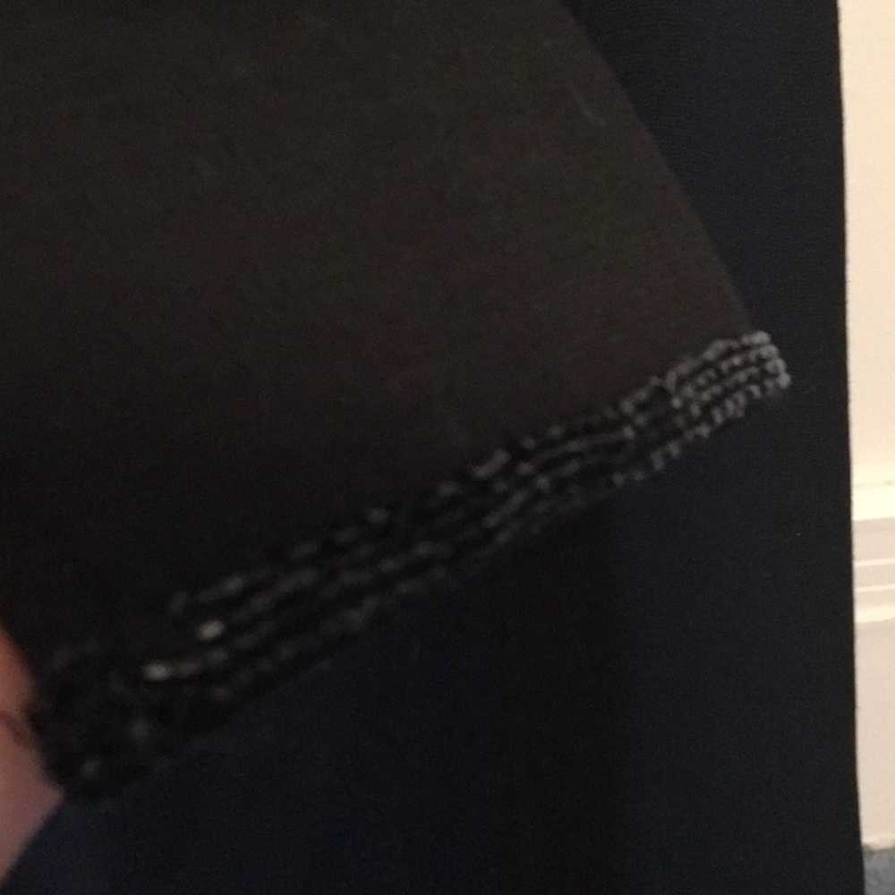 Vintage 1960's mod black beaded dress - Picture 6 of 8