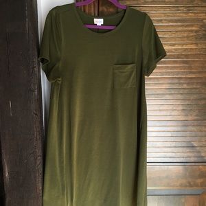 LuLaRoe hunter green Carly