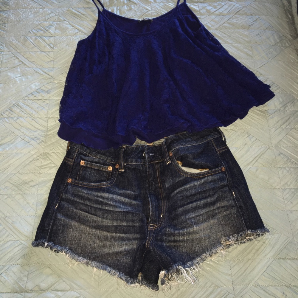 Express royal blue swing tank
