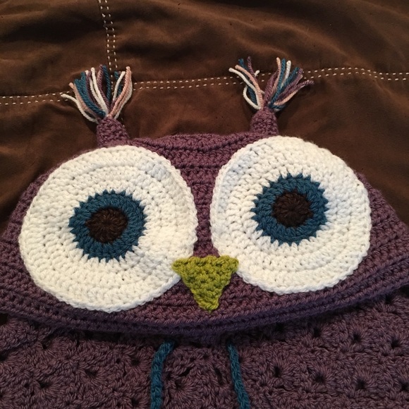 Owl poncho made to order - Picture 3 of 8