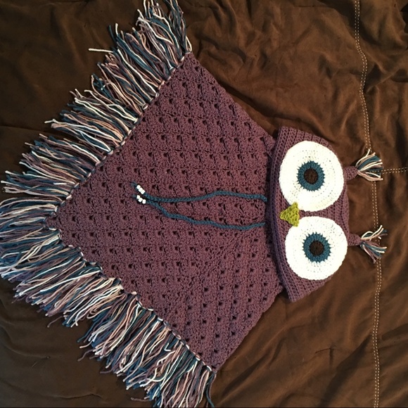 Owl poncho made to order - Picture 4 of 8