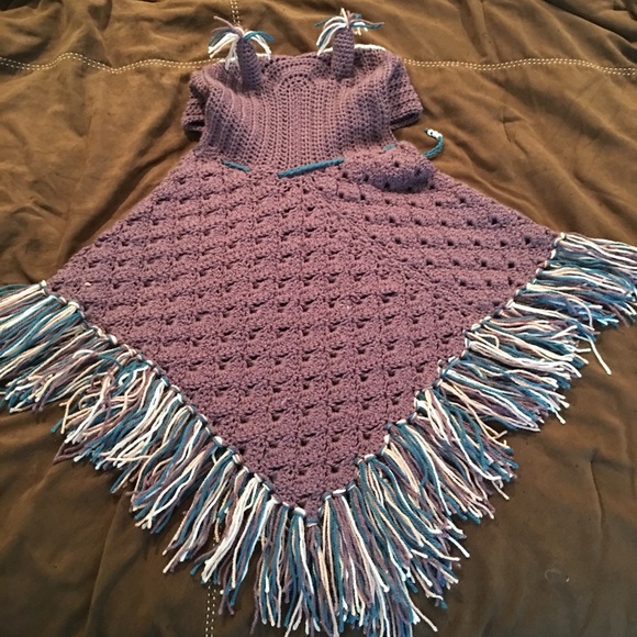 Owl poncho made to order - Picture 5 of 8