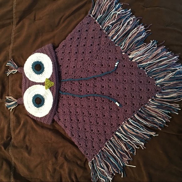 Owl poncho made to order - Picture 8 of 8
