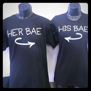 HIS bae/Her bae T's
