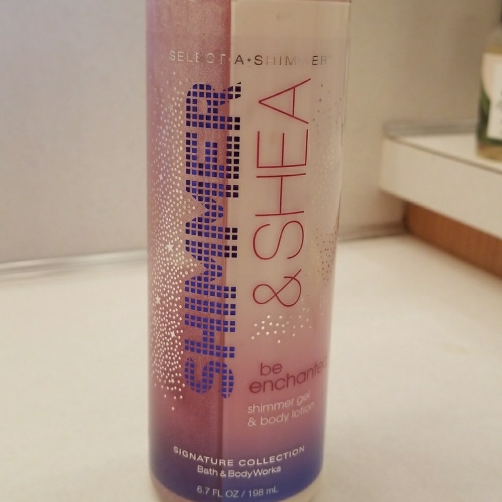 Shimmer & Shea gel and lotion