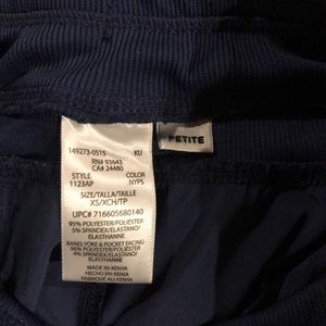 Cherokee Infinity navy blue scrub pants