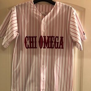 Brand new chi omega baseball jersey! :)