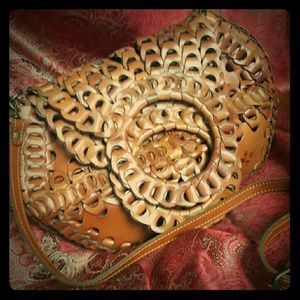 Patricia Nash Large Italian Leather Handbag Purse