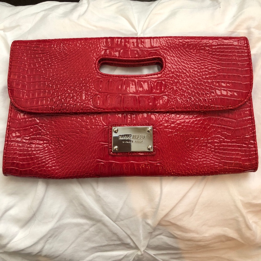 Nine West Red Clutch