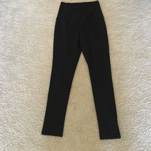Maternity leggings with panel