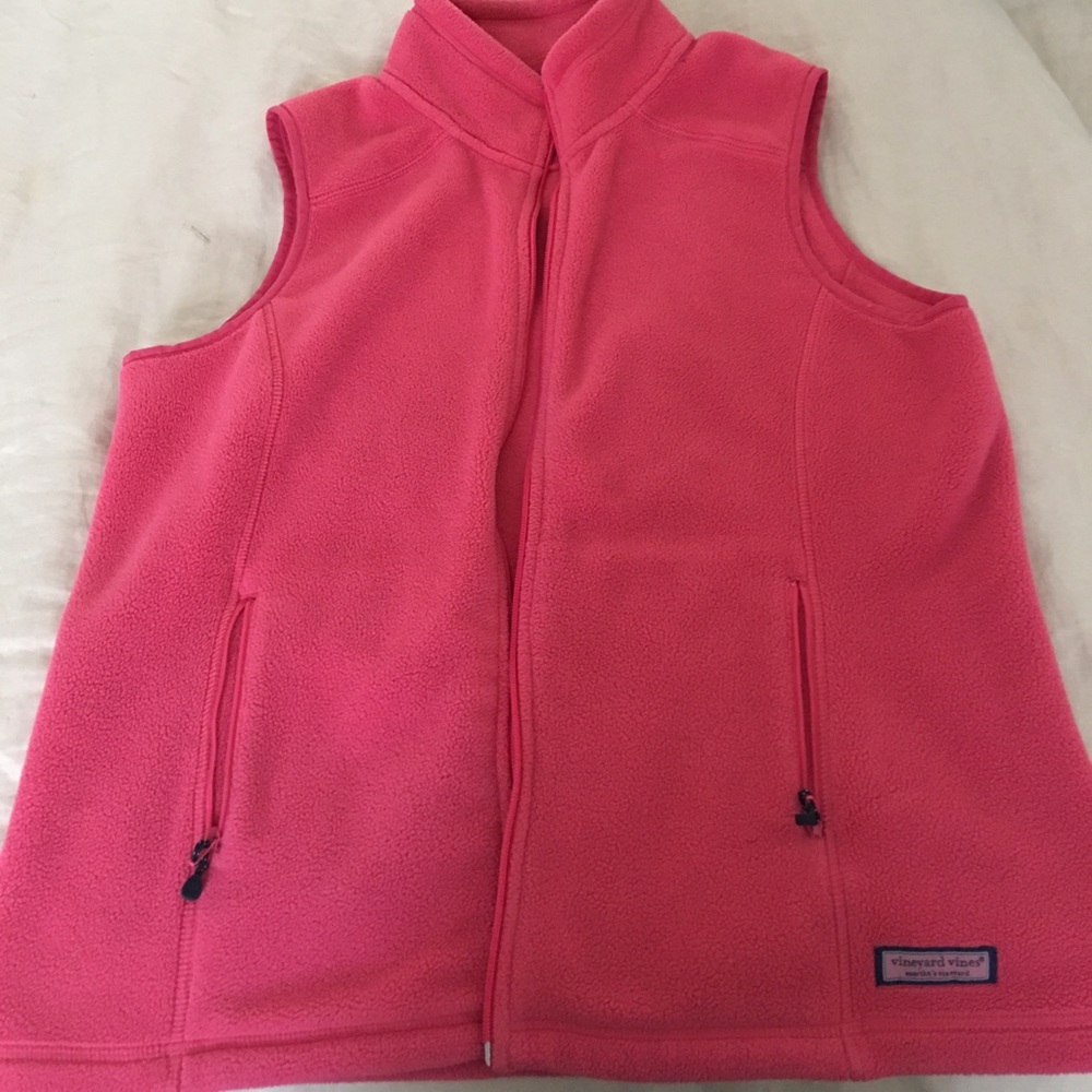 Fleece vest vineyard vines