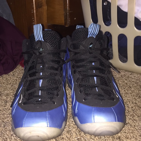 New Nike Air Foamposite One Shoes - International Blue  Blue nike fosmposites