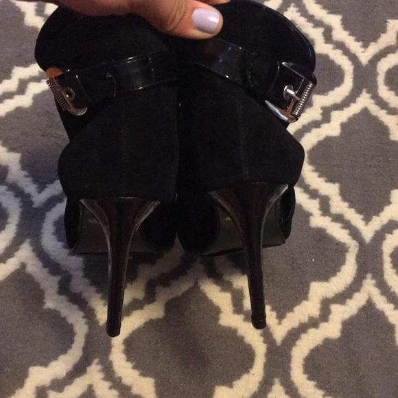 Point toe suede booties - SOLD - Picture 4 of 5