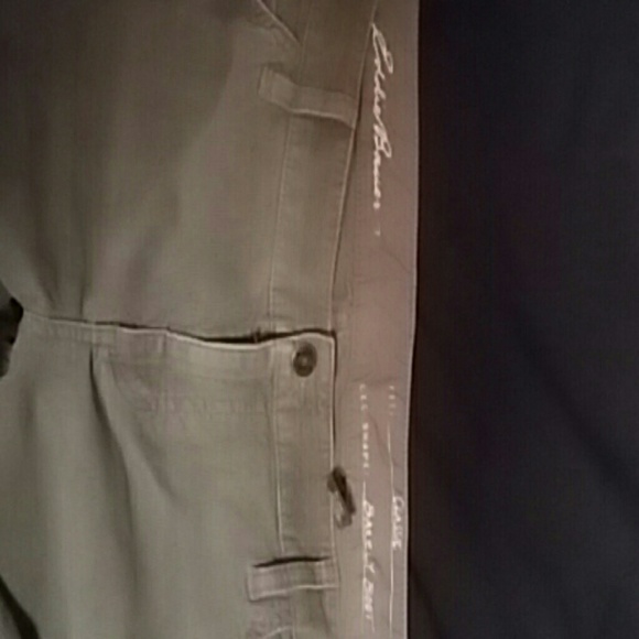 Eddie Bauer Olive Green Coudoroy Jeans - Picture 3 of 3