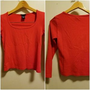 Long Sleeve Red GAP Shirt