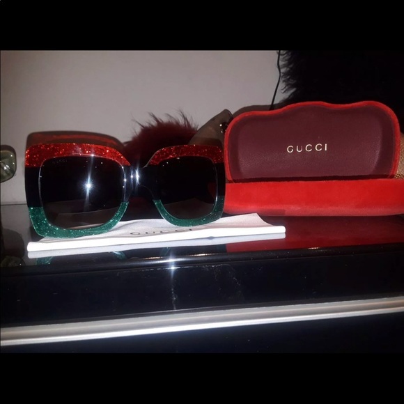 Authentic Oversized Gucci sunglasses