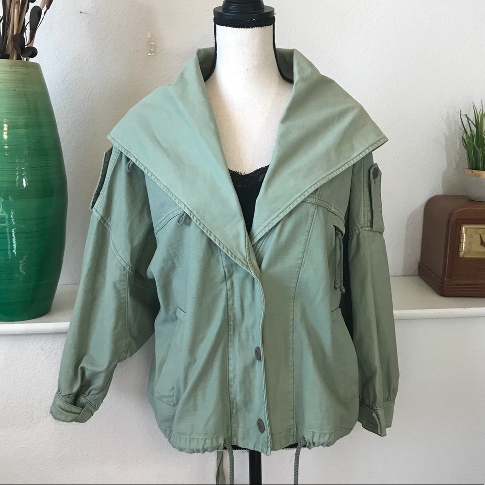 Bird by Juicy Couture Migne Military Cocoon Jacket - Picture 2 of 8