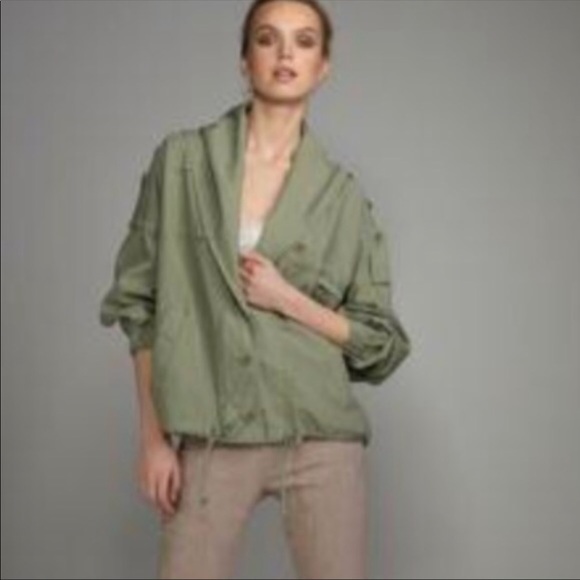 Bird by Juicy Couture Migne Military Cocoon Jacket - Picture 3 of 8