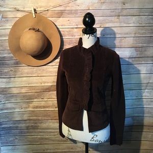Adorable corduroy and knit jacket 🌻🌼🌻