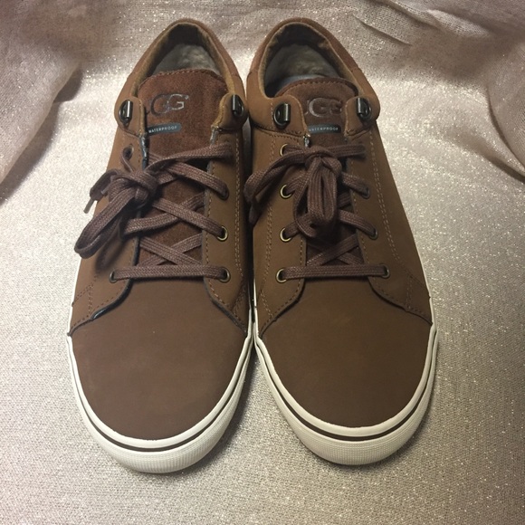 NEW!! Men\'s Uggs Brock Sneakers Dark Chestnut main image 8