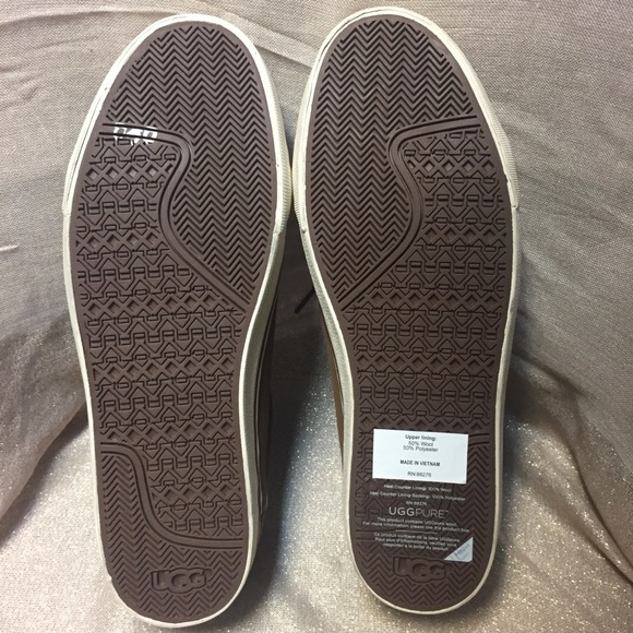 NEW!! Men\'s Uggs Brock Sneakers Dark Chestnut