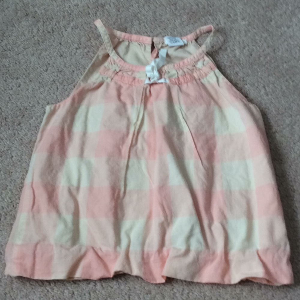 Girls Sz 8Crew Cuts peach shirt top