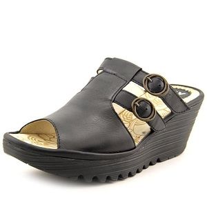 FLY London Yawe Cashmere Black, 38 (7.5-8)