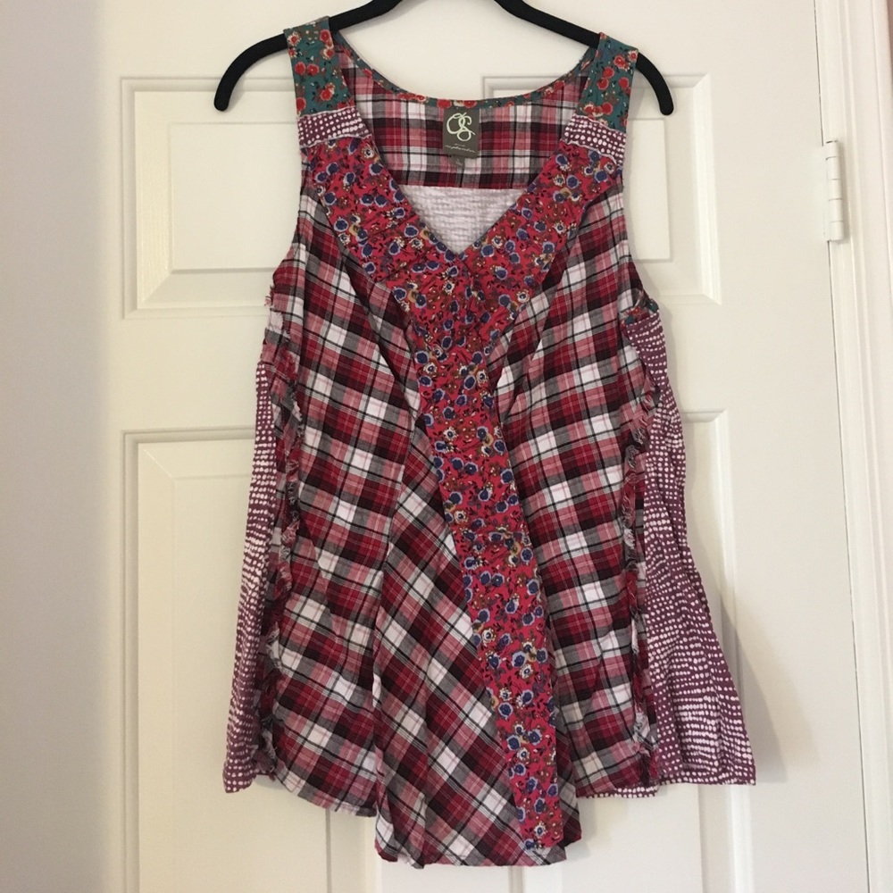 One September patterned tank