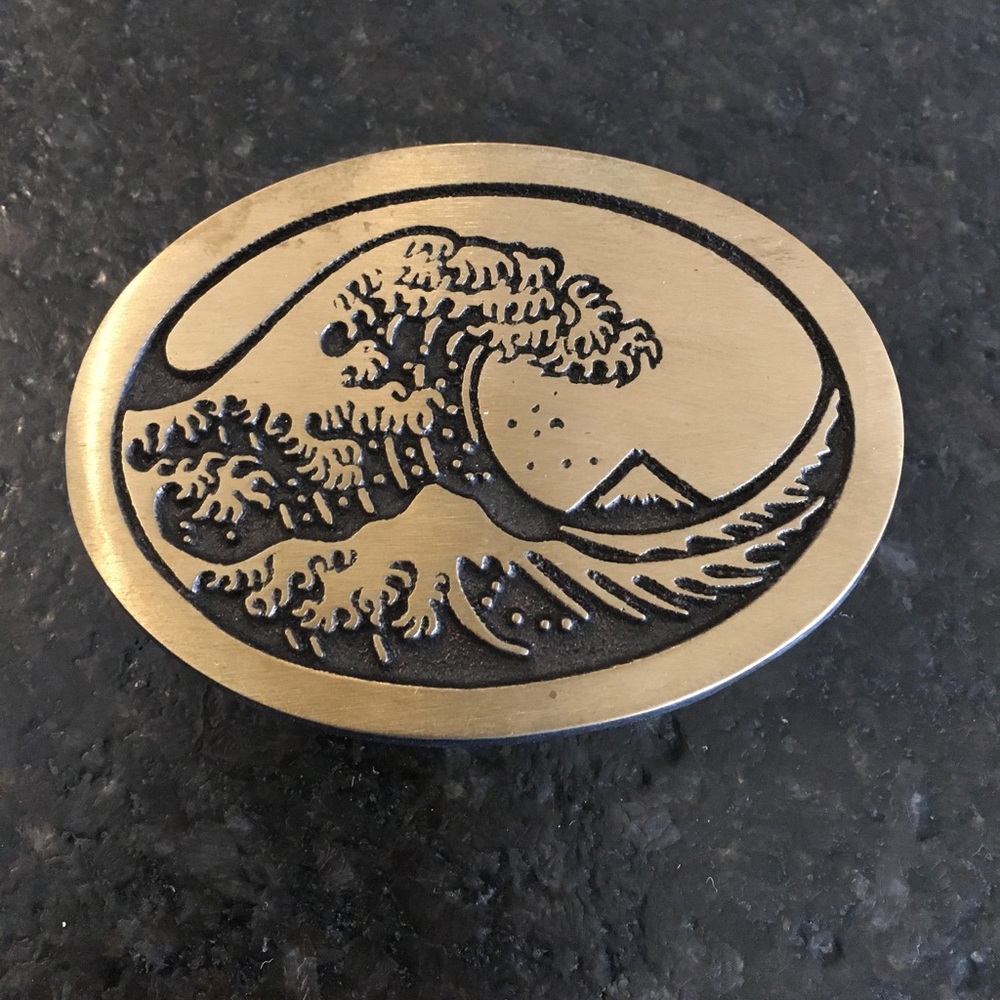 Solid Bronze Belt Buckle