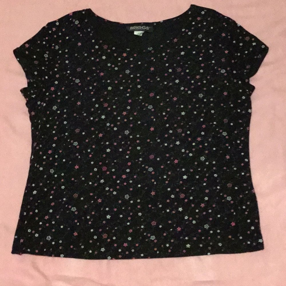 BRIGGS NEW YORK Totally 90’s Floral Blouse